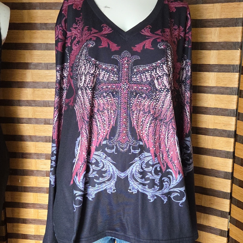 NWOT! Angel Wing Top